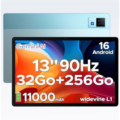 DOOGEE U13 Tablet 13 Pollici FHD+ 90Hz, Tablet Android 16, 32GB+256GB/2TB, 11000mAh Batteria+18W Gaming Tablets, Unisoc T7280 Octa Core, Gemini AI/Widevine L1, 4 Altoparlanti/13MP/5G WiFi/Face ID/GPS DOOGEE U13 Tablet 13 Pollici FHD+ 90Hz, Tablet Android 16, 32GB+256GB/2TB, 11000mAh Batteria+18W Gaming Tablets, Unisoc T7280 Octa Core, Gemini AI/Widevine L1, 4 Altoparlanti/13MP/5G WiFi/Face ID/GPS