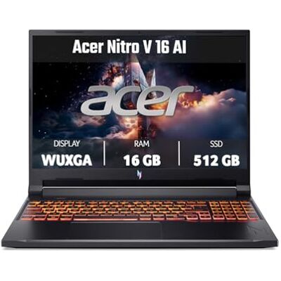 Acer Nitro V 16 AI Notebook Gaming Ryzen 7 RTX 5050 16GB 512GB 16" WUXGA IPS 180 Hz AMD Ryzen™ 7 260 NVIDIA RTX 5050 16GB RAM 512GB SSD Windows 11 Tastiera italiana QWERTY Acer Nitro V 16 AI Notebook Gaming Ryzen 7 RTX 5050 16GB 512GB 16" WUXGA IPS 180 Hz AMD Ryzen™ 7 260 NVIDIA RTX 5050 16GB RAM 512GB SSD Windows 11 Tastiera italiana QWERTY