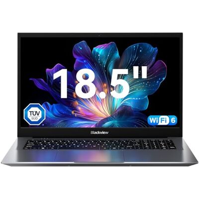 Blackview PC Portatile 18.5 Pollici, Notebook con Processore N150, 16GB RAM 512GB SSD (TF 2TB), 60.8Wh Batteria, Laptop FHD 1920x1200 con Wi-Fi 6, Win 11 Pro, QWERTY Tastiera Film Italiana Blackview PC Portatile 18.5 Pollici, Notebook con Processore N150, 16GB RAM 512GB SSD (TF 2TB), 60.8Wh Batteria, Laptop FHD 1920x1200 con Wi-Fi 6, Win 11 Pro, QWERTY Tastiera Film Italiana