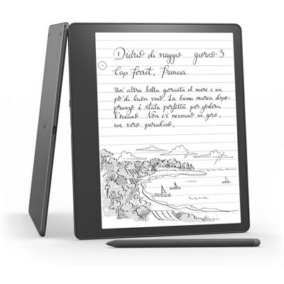 Amazon Kindle Scribe (2022) 32 GB Il primo Kindle e taccuino digitale, tutto in uno, con schermo Paperwhite da 10,2’’ a 300 ppi Con penna premium Amazon Kindle Scribe (2022) 32 GB Il primo Kindle e taccuino digitale, tutto in uno, con schermo Paperwhite da 10,2’’ a 300 ppi Con penna premium