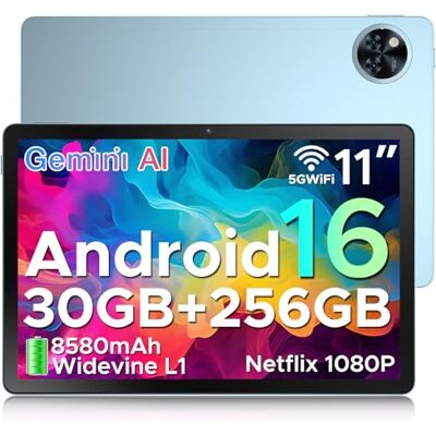 DOOGEE U11PRO Android 16 Tablet 11 Pollici, 30GB RAM+256GB ROM (2TB TF) 8580mAh, 90Hz Display, Unisoc T7200 Octa Core Tablet PC, 13MP+5MP, Widevine L1/ GPS/Face ID/OTG, Blu DOOGEE U11PRO Android 16 Tablet 11 Pollici, 30GB RAM+256GB ROM (2TB TF) 8580mAh, 90Hz Display, Unisoc T7200 Octa Core Tablet PC, 13MP+5MP, Widevine L1/ GPS/Face ID/OTG, Blu