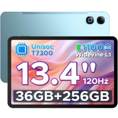 DOOGEE U13 Pro Tablet Android 16, Tablet 13 Pollici 120Hz FHD+, 36GB RAM+256GB ROM, 11000mAh, UNISOC T7300 Octa-Core 2.2GHz Tablets, Caméra 13MP+8MP, Gemini AI/Widevine L1/Face ID,/GPS/FM/Audio 3,5mm DOOGEE U13 Pro Tablet Android 16, Tablet 13 Pollici 120Hz FHD+, 36GB RAM+256GB ROM, 11000mAh, UNISOC T7300 Octa-Core 2.2GHz Tablets, Caméra 13MP+8MP, Gemini AI/Widevine L1/Face ID,/GPS/FM/Audio 3,5mm