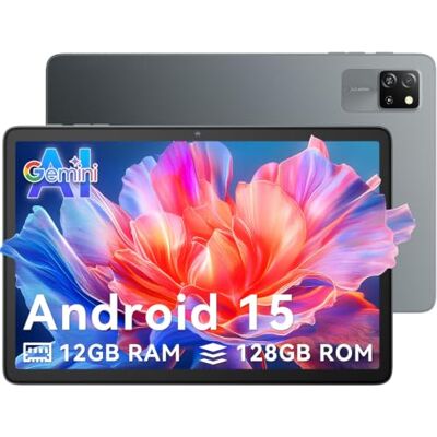 Blackview Tab60 Tablet WiFi da 10 pollici, Android 15, 12 GB RAM + 128 GB di archiviazione, display HD 1280 × 800, Octa-Core, 2 TB espandibile, WiFi 6, 5100 mAh, Widevine L1, Face ID, GPS Blackview Tab60 Tablet WiFi da 10 pollici, Android 15, 12 GB RAM + 128 GB di archiviazione, display HD 1280 × 800, Octa-Core, 2 TB espandibile, WiFi 6, 5100 mAh, Widevine L1, Face ID, GPS