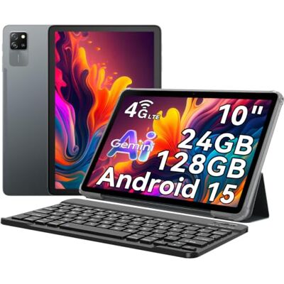 Blackview Tab60 Pro Android 15 Tablet 10 pollici, 24 GB (8 GB + 16 GB di estensione), RAM + 128 GB ROM (2 TB TF), Dual 4G LTE, Octa Core PC, 7700 mAh, Widevine L1 HD, display 5G WiFi, Face ID, GPS Blackview Tab60 Pro Android 15 Tablet 10 pollici, 24 GB (8 GB + 16 GB di estensione), RAM + 128 GB ROM (2 TB TF), Dual 4G LTE, Octa Core PC, 7700 mAh, Widevine L1 HD, display 5G WiFi, Face ID, GPS