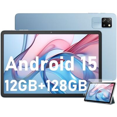 Blackview Tab60 WiFi Tablet Android 15, 12GB+128GB(TF 2TB) Tavoletta Octa-core WiFi 6, Tablet 10 Pollici 5100mAh 8MP+5MP Widevine L1, Bluetooth 5.2, Gemini AI,GMS, Modalità PC Multi-finestra Blackview Tab60 WiFi Tablet Android 15, 12GB+128GB(TF 2TB) Tavoletta Octa-core WiFi 6, Tablet 10 Pollici 5100mAh 8MP+5MP Widevine L1, Bluetooth 5.2, Gemini AI,GMS, Modalità PC Multi-finestra
