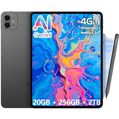 TECLAST Artpad Pro Tablet 12.7" Android15, 20GB+256GB 2.2GHz CPU G99 4G LTE Penna Inclusa/10000mAh 30W Carica Rapida/Octa-Core Gaming Tablet/Doppio SIM 5G WiFi/2176×1600/TF 8TB TECLAST Artpad Pro Tablet 12.7" Android15, 20GB+256GB 2.2GHz CPU G99 4G LTE Penna Inclusa/10000mAh 30W Carica Rapida/Octa-Core Gaming Tablet/Doppio SIM 5G WiFi/2176×1600/TF 8TB