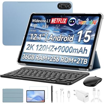 Blackview Mega2 tablet in offerta, android 15 tablet 12 pollici, 36 GB RAM + 256 GB memoria interna, tablet touch 2K FHD 120 Hz con batteria da 9000 mAh,tablet con penna, 4G LTE + WiFi 5G Blackview Mega2 tablet in offerta, android 15 tablet 12 pollici, 36 GB RAM + 256 GB memoria interna, tablet touch 2K FHD 120 Hz con batteria da 9000 mAh,tablet con penna, 4G LTE + WiFi 5G