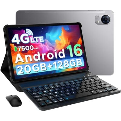 DOOGEE Tab G5 Android 16 Tablet 10 Pollicii 120Hz IPS HD,Tablet Com SIM, 20GB + 128GB (2TB TF) Unisoc T7200 Tablet con Tastiera e Penna/Gemini AI,7500mAh, 8MP/Widevine L1/2 Altoparlanti/Face ID/GPS DOOGEE Tab G5 Android 16 Tablet 10 Pollicii 120Hz IPS HD,Tablet Com SIM, 20GB + 128GB (2TB TF) Unisoc T7200 Tablet con Tastiera e Penna/Gemini AI,7500mAh, 8MP/Widevine L1/2 Altoparlanti/Face ID/GPS