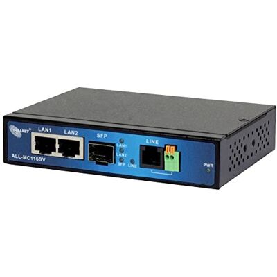 ALLNET ISP Bridge Modem VDSL2 mit Vectoring/Point-to-Point Slave-Modem"unmanaged Bridge Glasfaser (LWL) 1 Gbps Ethernet xDSL RJ-11 RJ-45 Unmanaged 3 HE (A195586) ALLNET ISP Bridge Modem VDSL2 mit Vectoring/Point-to-Point Slave-Modem"unmanaged Bridge Glasfaser (LWL) 1 Gbps Ethernet xDSL RJ-11 RJ-45 Unmanaged 3 HE (A195586)