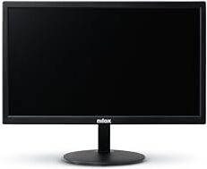 Nilox NXM19FHD02 Monitor Gaming HD da 19 Pollici, Risoluzione 1366x768, Frequenza 75Hz, Tempo di Risposta 5ms, Ingressi VGA e HDMI, Monitor PC Ottimizzato per Protezione Oculare