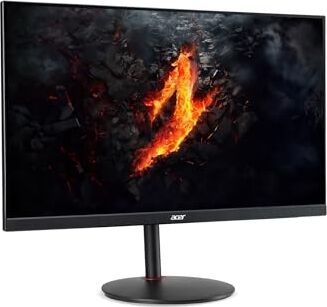 Acer Nitro XV240YPbmiiprx Monitor Gaming FreeSync 23.8", Display IPS Full HD, 144 Hz, 2 ms, HDMI 2.0, DP 1.2, 16:9, Lum 250 cd/m2, ZeroFrame, Speaker Integrati, Cavi HDMI, DP Inclusi