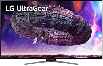 LG 48GQ900 UltraGear Gaming Monitor OLED 48" UltraHD 4K HDR 10, 1ms, 3840x2160, G-Sync Compatible e AMD FreeSync Premium 120Hz, HDMI 2.1 VRR (HDCP 2.2), Display Port 1.4, Audio Stereo 40W, Nero