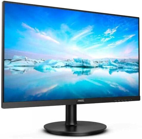 Philips 272V8LA, Monitor 27" LED VA, Full HD, 4 ms, 3 Side Frameless, Low Blue Mode, Flicker Free, HDMI, Display Port, VGA, VESA, Audio Integrato, Nero