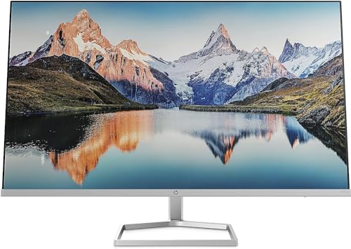 HP M32f Monitor, Display 31.5" Antiriflesso VA FHD Micro-Edge, Risoluzione 1920 x 1080p, AMD FreeSync, Tempo Risposta 7ms Overdrive, Comandi su Schermo, HDMI, VGA, Argento