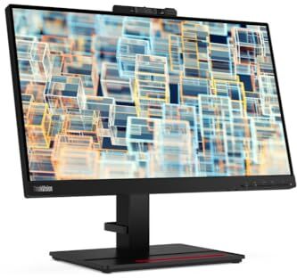 Lenovo ThinkVision T22V-20 Computer Monitor LED 21.5", 1920 x 1080 Full HD (1080p) @ 75 Hz, Black