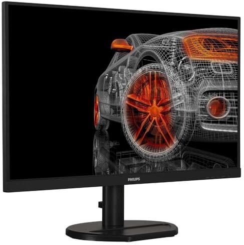 Philips 272S9JAL Monitor Full HD da 27 pollici, altoparlanti (1920x1080, 75 Hz, VGA, HDMI, DisplayPort, hub USB), colore nero