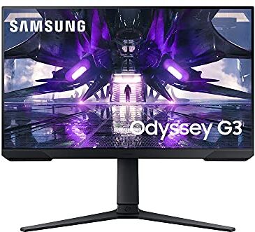 Samsung Gaming Odyssey G3 (S24AG302), Flat, 24", 1920x1080 (Full HD), VA, 144 Hz, 1 ms, FreeSync Premium, HDMI, Display Port, Ingresso Audio, HAS, Pivot, Flicker Free, Eye Saver Mode