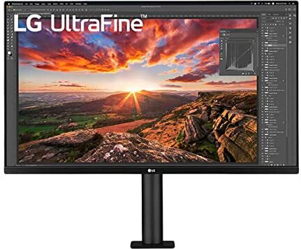 LG 27UN880 UltraHD 4K ERGO Monitor 32" LED IPS HDR 10, 3840x2160, AMD FreeSync 60Hz, HDMI 2.0 (HDCP 2.2), Display Port 1.4, USB-C, USB 3.0, Audio Stereo 10W, AUX, ERGO Stand, Flicker Safe, Nero