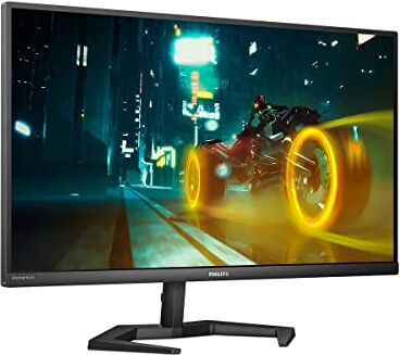 Philips Evnia Gaming 27M1N3500LS 27 Pollici QHD Monitor, 165Hz, VA, 1MS, Smart Image HDR, Altoparlanti, Low Input Lag, 2560 X 1440, 165 Hz, 250 cd/m² HDMI 2.0, DP 1.4, Nero, 27 pollici QHD