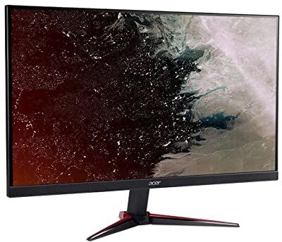 Acer Nitro VG240Ybmiix Monitor Gaming FreeSync, 23.8", Display IPS Full HD, 75 Hz, 1 ms, 16:9, VGA, HDMI, 250 cd/m2, Audio In/Out, Speaker Integrati, Cavo VGA Incluso