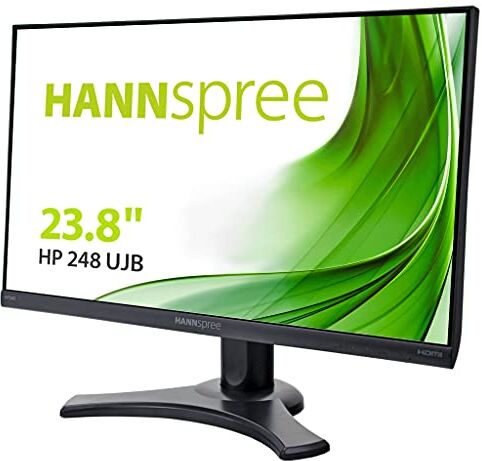 Hannspree Monitor 24 HP248UJB 16:9 4MS VGA HDMI DISPLAYPORT USB VESA Pivot Full HD Negro