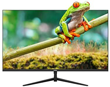 Nilox NXM32FHD02 Monitor 32 Pollici Full HD, Monitor da Computer Frameless con Frequenza 75Hz e Tempo di Risposta 1ms, Display IPS, Schermo PC con HDMI-VGA-DP e Supporto VESA75