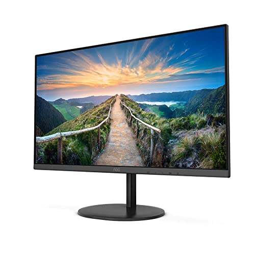 AOC Q27V4EA Monitor LED 27" 2560 x 1440 QHD a 75 Hz IPS 300 cd/m² 4 ms 2xHDMI, DisplayPort, USB-C