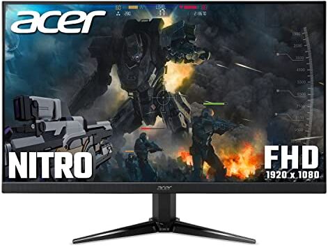 Acer Nitro QG271 bii Monitor LED 27" (27" visibile) 1920 x 1080 Full HD (1080p) @ 75 Hz VA 300 cd/m² 3000:1-1 ms 2xHDMI, VGA nero