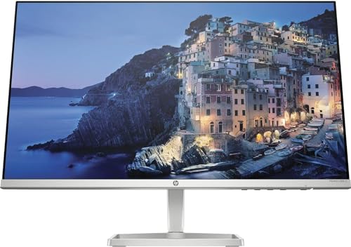 HP M24fd Monitor con Casse Audio, Schermo da 23.8” FHD IPS Antiriflesso, Tecnologia AMD FreeSync, Tempo Risposta 5ms GtG Overdrive, Risoluzione 1920 x 1080p, HDMI, USB-C, VGA, Argento