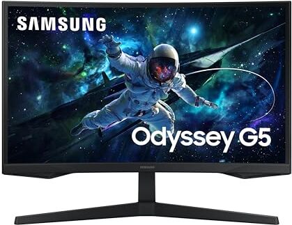 Samsung Odyssey S27CG552EU écran plat de PC 68,6 cm (27") 2560 x 1440 pixels Dual WQHD LED Noir