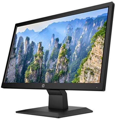 HP V20 Monitor da 19,5", Risoluzione 1600 x 900p, 16:9, Antiriflesso, Tempo di Risposta 5 ms, Reclinabile, VESA 100 x 100 mm, AMD FreeSync, 200 Nits, Modalità Low Blue Light, VGA, HDMI 1.4, Nero