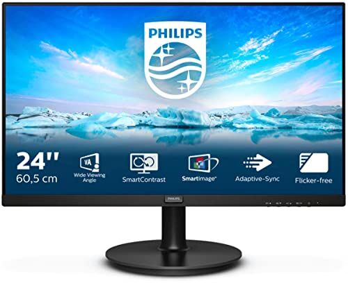 Philips V Line 242V8LA/00 LED display 60.5 cm (23.8) 1920 x 1080 pixels Full HD Black