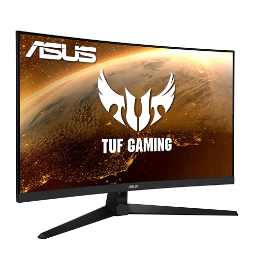 Asus Tuf Gaming Vg32Vq1Br Curved Gaming Monitor 31.5 Inch Wqhd, 2560 X 1440, 165 Hz (Above 144Hz), Nero, ‎9.58 X 27.94 X 19.96 Cm