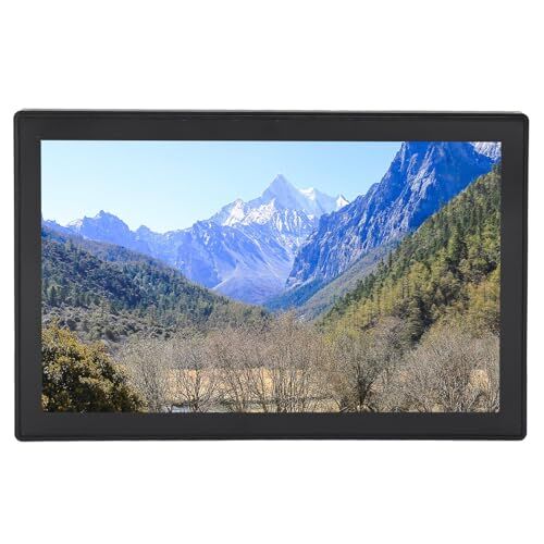 Jectse Display Touch Screen Schermo LCD Capacitivo Sensibile IP65 Impermeabile Angolo di Visione Completo 15,6 Pollici Industriale (Spina europea)