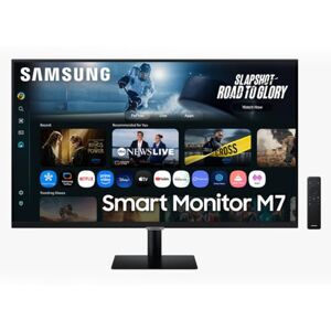 Samsung Smart Monitor M7 (S32FM702), Flat 32'', 3840x2160 (UHD 4K), Smart Hub con AI, Office 365, Gaming Hub, Speaker Integrati, Telecomando, WiFi, HDMI, USB-C Samsung Smart Monitor M7 (S32FM702), Flat 32'', 3840x2160 (UHD 4K), Smart Hub con AI, Office 365, Gaming Hub, Speaker Integrati, Telecomando, WiFi, HDMI, USB-C