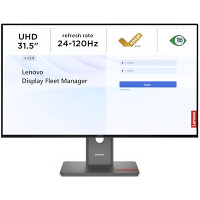 Lenovo ThinkVision Professional P-Series, monitor Premium ad alta risoluzione 32" UHD pannello IPS a colori fedeli e base ergonomica avanzata – Nero Lenovo ThinkVision Professional P-Series, monitor Premium ad alta risoluzione 32" UHD pannello IPS a colori fedeli e base ergonomica avanzata – Nero
