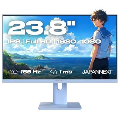 JapanNext Gaming Monitor 23,8" IPS 165Hz 1ms Blu Pastello JapanNext Gaming Monitor 23,8" IPS 165Hz 1ms Blu Pastello