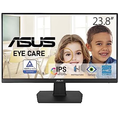 Asus VA24EHE – Schermo PC 23, 8" FHD – Schermo IPS – 16: 9 – 75 Hz – 1920 x 1080 – 250 CD/M2 – HDMI, DVI e VGA – Adaptive Sync – Tecnologia Eye Care Asus VA24EHE – Schermo PC 23, 8" FHD – Schermo IPS – 16: 9 – 75 Hz – 1920 x 1080 – 250 CD/M2 – HDMI, DVI e VGA – Adaptive Sync – Tecnologia Eye Care