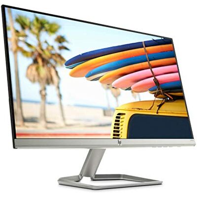 HP 24FW Monitor, Schermo IPS Full HD, 23.8", 1920 x 1080, Micro-Edge, Tecnologia AMD FreeSync, Modalità Low Blue Light, Antiriflesso, Tempo di Risposta 5 ms, Comandi su Schermo, Reclinabile, Nero HP 24FW Monitor, Schermo IPS Full HD, 23.8", 1920 x 1080, Micro-Edge, Tecnologia AMD FreeSync, Modalità Low Blue Light, Antiriflesso, Tempo di Risposta 5 ms, Comandi su Schermo, Reclinabile, Nero
