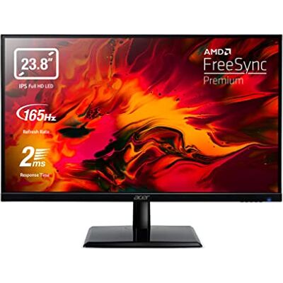 Acer EG240YPbipx Monitor Gaming FreeSync Premium 23,8", Display IPS FHD, 165 Hz, 2 ms, 16:9, HDMI (2.0), DP (1.2), Lum 300 cd/m2, Audio out, ZeroFrame, Cavi HDMI, DP Inclusi Acer EG240YPbipx Monitor Gaming FreeSync Premium 23,8", Display IPS FHD, 165 Hz, 2 ms, 16:9, HDMI (2.0), DP (1.2), Lum 300 cd/m2, Audio out, ZeroFrame, Cavi HDMI, DP Inclusi
