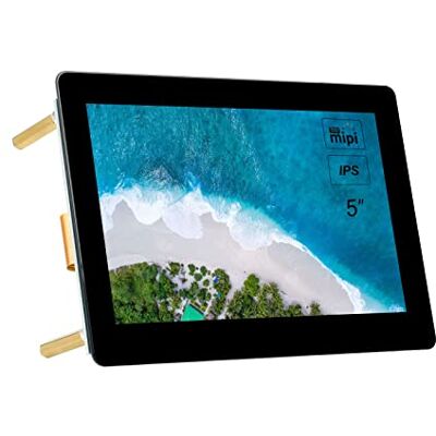 Waveshare 5 pollici Touchscreen Display per Raspberry Pi DSI LCD 800×480 IPS Capacitivo Touch Schermo Supporto Raspberry Pi 4B 3B+ 3A+ 3B 2B B+ A+ Compatibile con RasPi OS/Ubuntu/Kali/WIN10 IoT/Retropie Waveshare 5 pollici Touchscreen Display per Raspberry Pi DSI LCD 800×480 IPS Capacitivo Touch Schermo Supporto Raspberry Pi 4B 3B+ 3A+ 3B 2B B+ A+ Compatibile con RasPi OS/Ubuntu/Kali/WIN10 IoT/Retropie
