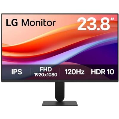 LG 24U411A Monitor 24" Full HD IPS, HDR 10, 120Hz, 1ms MBR, HDMI, D-Sub (VGA), Uscita cuffie, 1920x1080, sRGB 99%, Schermo Antiriflesso, Flicker Safe, Reader Mode, Nero LG 24U411A Monitor 24" Full HD IPS, HDR 10, 120Hz, 1ms MBR, HDMI, D-Sub (VGA), Uscita cuffie, 1920x1080, sRGB 99%, Schermo Antiriflesso, Flicker Safe, Reader Mode, Nero