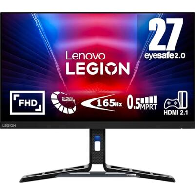 Lenovo Legion R27i-30 Monitor da gioco da 27" FHD, 1080p, 165Hz, IPS, 0.5ms, HDMI, DP AMD Freesync Premium PS5, Xbox, schermo del PC Lenovo Legion R27i-30 Monitor da gioco da 27" FHD, 1080p, 165Hz, IPS, 0.5ms, HDMI, DP AMD Freesync Premium PS5, Xbox, schermo del PC