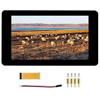 Waveshare 7 pollici Touch Screen DSI Display 800x480 TFT LCD Schermo Monitor per Raspberry Pi 4B/3B+/3A+/3B/2B/B+/A+, Pannello Tattile Capacitivo in Vetro Temperato, Fino a 5 Punti di Tocco Waveshare 7 pollici Touch Screen DSI Display 800x480 TFT LCD Schermo Monitor per Raspberry Pi 4B/3B+/3A+/3B/2B/B+/A+, Pannello Tattile Capacitivo in Vetro Temperato, Fino a 5 Punti di Tocco