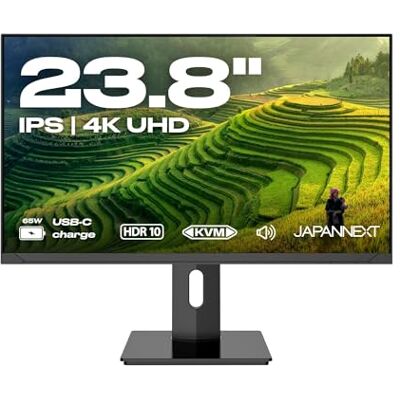 JapanNext Monitor 23,8" IPS 4K UHD (3840x2160) Ricarica tramite USB-C(65W) Altezza e inclinazione regolabili(HSP) Altoparlanti sRGB 100% G-Sync/FreeSync Garanzia 2 anni JN-IPS2380UHDR-C65W-HSP JapanNext Monitor 23,8" IPS 4K UHD (3840x2160) Ricarica tramite USB-C(65W) Altezza e inclinazione regolabili(HSP) Altoparlanti sRGB 100% G-Sync/FreeSync Garanzia 2 anni JN-IPS2380UHDR-C65W-HSP