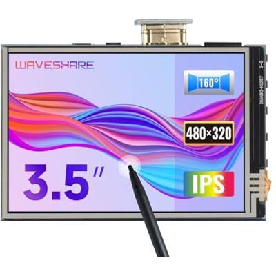Waveshare Raspberry Pi 3.5 inch Resistive Touch Screen LCD Controlled High Resolution HDMI Interface Display Panel for Raspberry Pi 2B 3B 3B+ Zero Zero W Support Raspbian Ubuntu System Waveshare Raspberry Pi 3.5 inch Resistive Touch Screen LCD Controlled High Resolution HDMI Interface Display Panel for Raspberry Pi 2B 3B 3B+ Zero Zero W Support Raspbian Ubuntu System