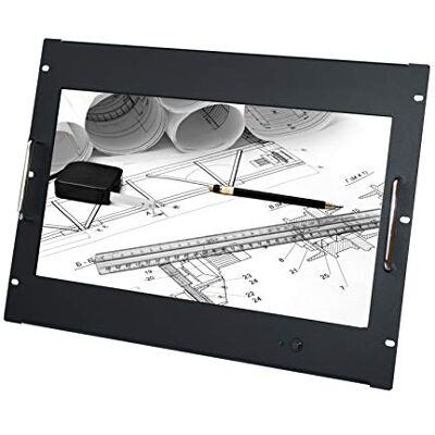 Techly Professional 106657 Monitor 8U per Armadio Rack 18,5" Full HD Nero Nero Techly Professional 106657 Monitor 8U per Armadio Rack 18,5" Full HD Nero Nero