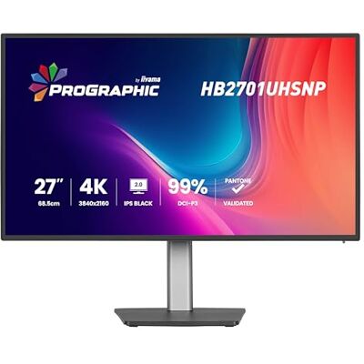 IIYAMA ProGraphic HB2701UHSNP-B1 4K UHD IPS Black 2.0 Monitor IIYAMA ProGraphic HB2701UHSNP-B1 4K UHD IPS Black 2.0 Monitor