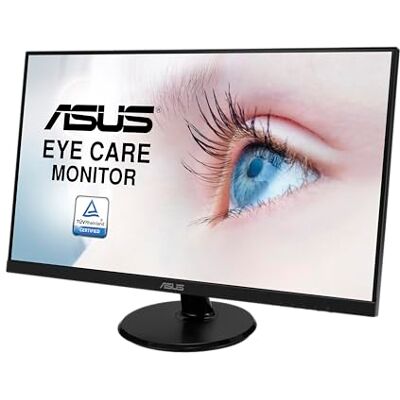 Asus VA27DQ Eye Care Monitor – 27 inch, FHD (Full HD 1920 x 1080), IPS, Frameless, 75Hz, Adaptive-Sync/FreeSync™, DisplayPort, HDMI, Eye Care, Low Blue Light, Flicker Free, Wall Mountable Asus VA27DQ Eye Care Monitor – 27 inch, FHD (Full HD 1920 x 1080), IPS, Frameless, 75Hz, Adaptive-Sync/FreeSync™, DisplayPort, HDMI, Eye Care, Low Blue Light, Flicker Free, Wall Mountable