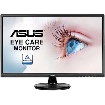 Asus VA249HE 24" (23.8") Monitor, FHD, 1920 x 1080, VA, HDMI, D-Sub, Flicker Free, Filtro Luce Blu, Certificazione TUV Asus VA249HE 24" (23.8") Monitor, FHD, 1920 x 1080, VA, HDMI, D-Sub, Flicker Free, Filtro Luce Blu, Certificazione TUV